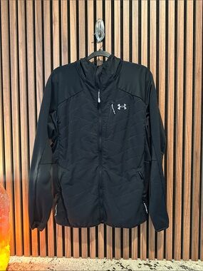 Under Armour Black Men's Performance Hooded Jacket